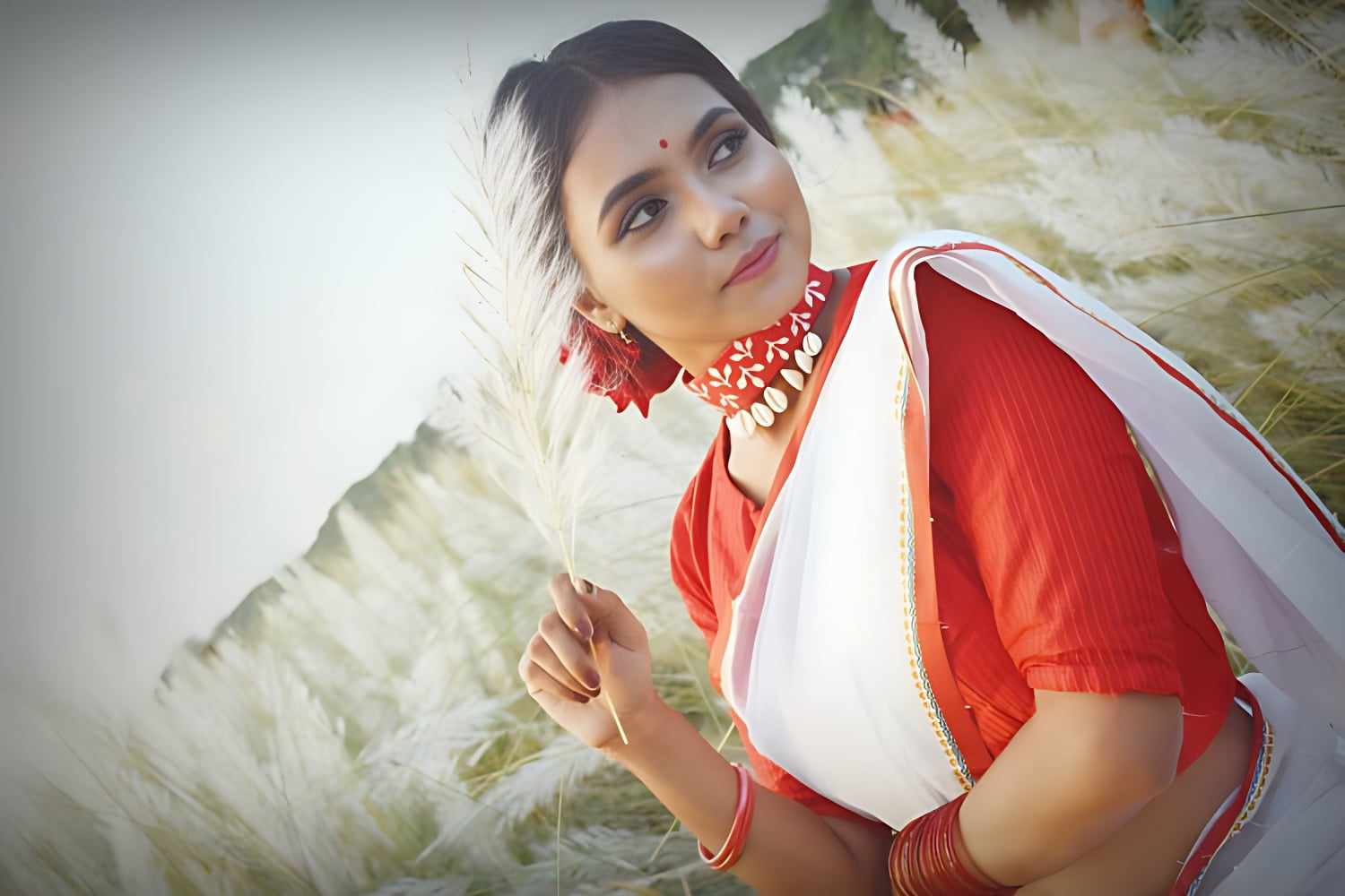 স্নিগ্ধতায় ও শুভ্রতায় শরতের ফ্যাশন