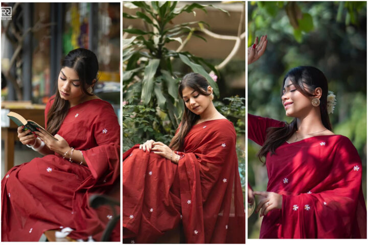 শাড়িতে সেজে উঠুক ঈদের ফ্যাশন