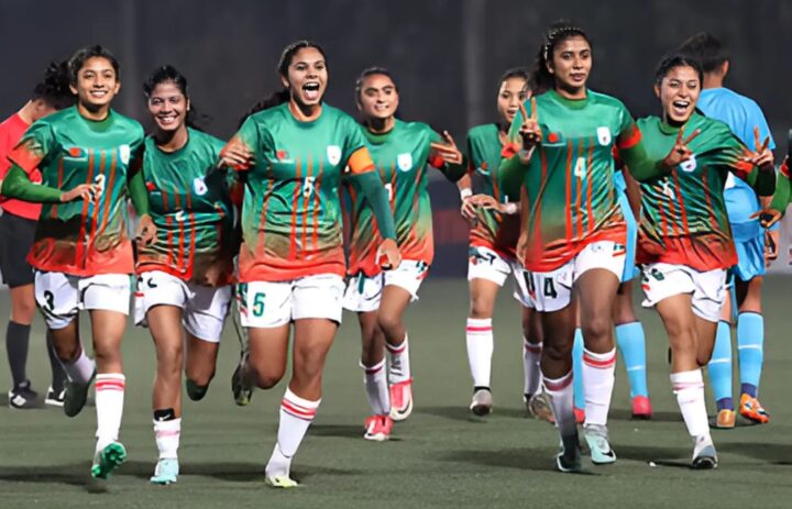 নারী ফুটবলে ঐতিহাসিক অগ্রগতি: ছয় বছরে সেরা র‌্যাঙ্কিংয়ে বাংলাদেশ
